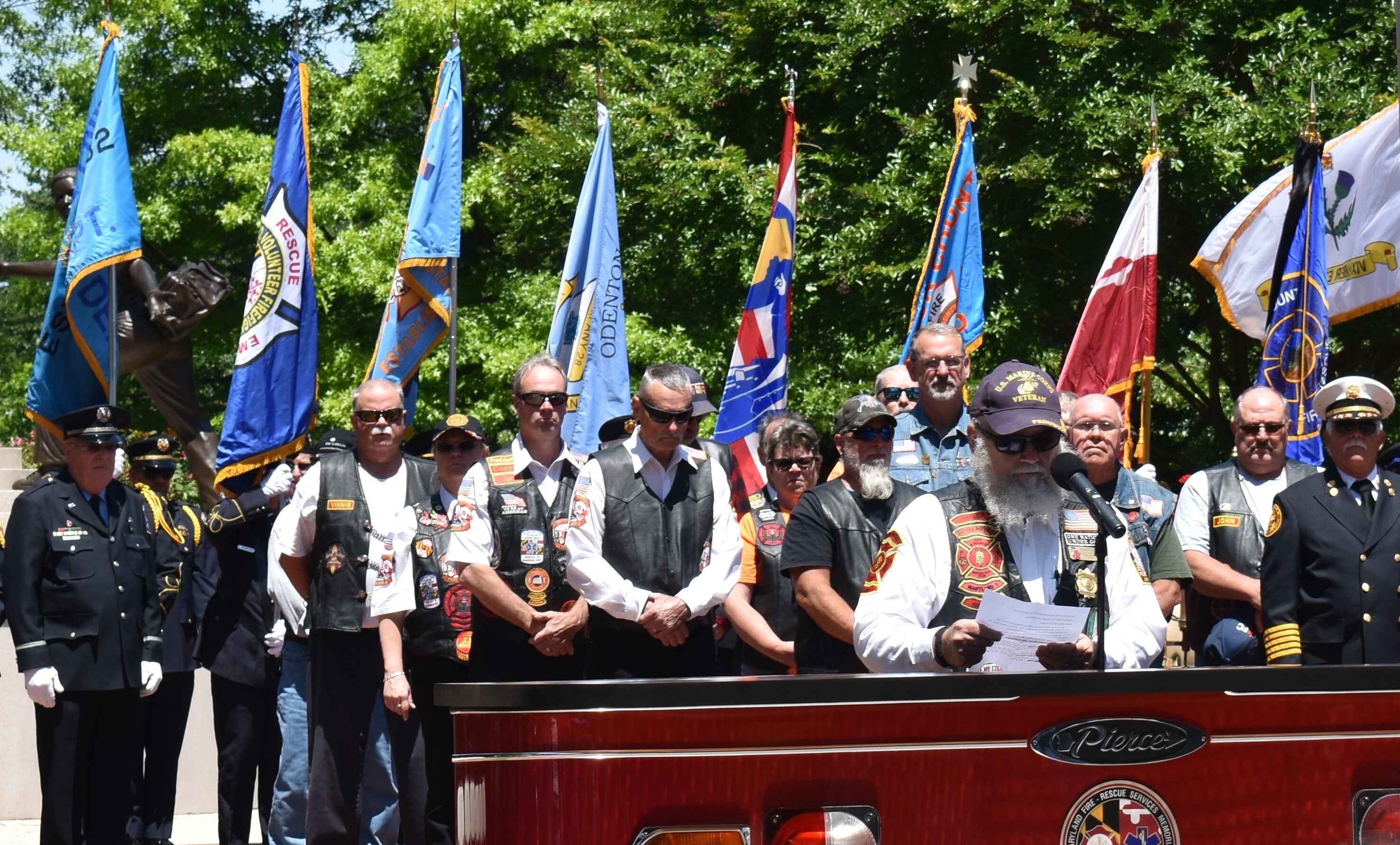 Red Knights Wreath Ceremony 1