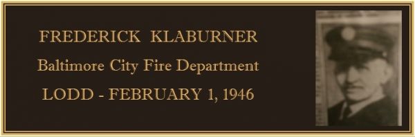 KLABURNER, Frederick