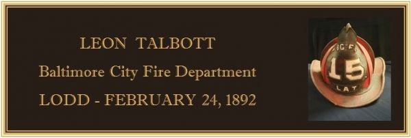 TALBOTT Sr., Leon A.