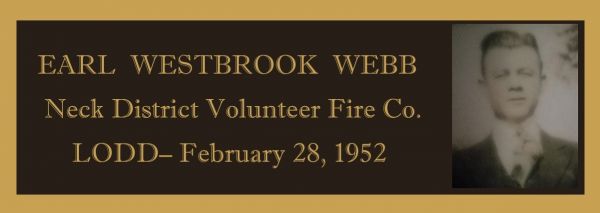 WEBB, Earl Westbrook