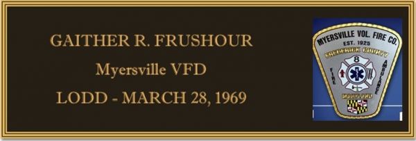 FRUSHOUR, Gaither R.