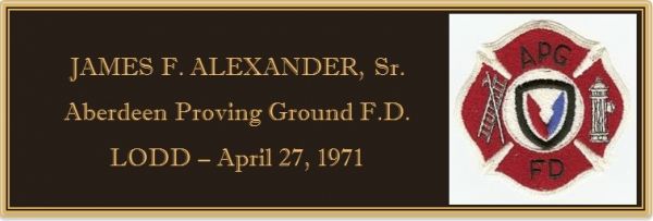 ALEXANDER SR, James F.