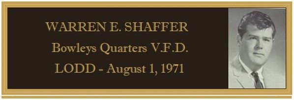 SHAFFER, Warren E.